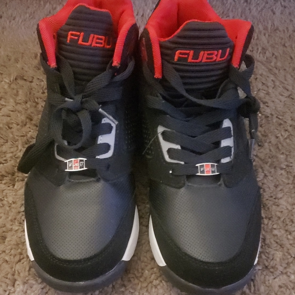 FUBU Black and Red Athletic Shoes